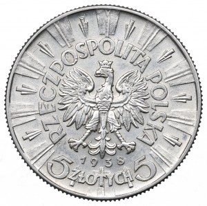 II RP, 5 Zloty 1938 Piłsudski