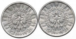 II RP, 2 Zloty 1934 Pilsudski-Satz