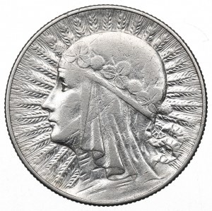 II RP, 5 złotych 1932 ZZM Głowa Kobiety