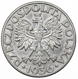 II RP, 5 zloty 1936 Voilier