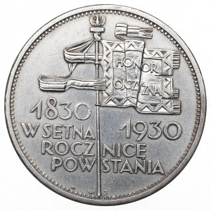 II Republic of Poland, 5 zloty 1930 November uprising