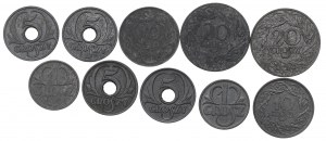 GG, Jeu de 1-20 pennies 1923