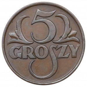 II Republic of Poland 5 groschen 1928