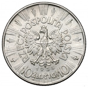 II Republic of Poland, 10 zloty 1938 Pilsudski