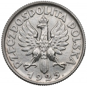 II RP, 1 zloty 1925 (avec point), Londres Femme et oreilles