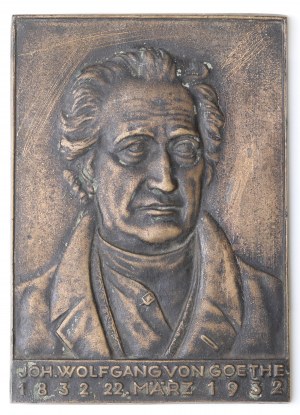 Germany, Poster of the 100th anniversary of Goethe's death 1932
