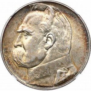 II Republic of Poland, 10 zloty 1936 Pilsudski - NGC AU58