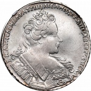 Rosja, Anna, Rubel 1732 - NGC VF Details