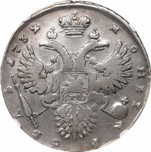 Russia, Anna Ioanovna, Rouble 1732 - NGC VF Details