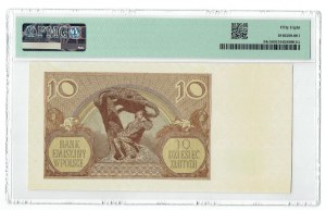 GG, 10 złotych 1940 - WERTLOS - PMG 58