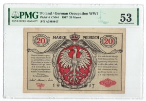 GG, 20 mkp 1916 - Jenerał - PMG 53 PIĘKNY