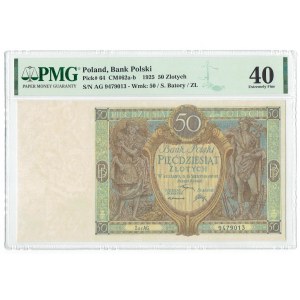 II RP, 50 złotych 1925 - AG - PMG 40