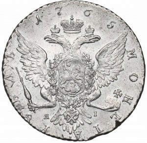 Russia, Catherine II, rouble 1765 - NGC AU Details