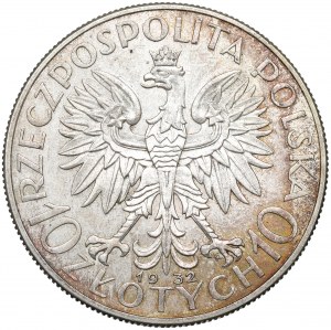 II RP, 10 zloty 1932 ZZM Tête de femme