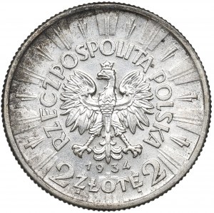 II RP, 2 zlotys 1934 Piłsudski