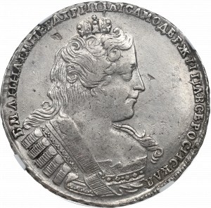 Rosja, Anna, Rubel 1733 - NGC AU det.
