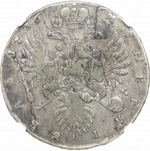Russia, Anna, Rouble 1737 - NGC XF Details