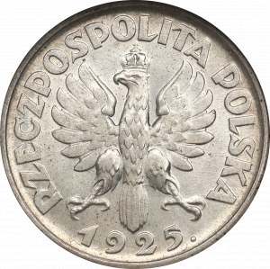 II Republic of Poland, 1 zloty 1925, London - NGC MS65