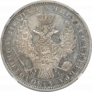 Rusko, Mikuláš I., rubl 1854 HI - NGC AU55