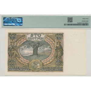 II RP, 100 zloty 1934 BM. additional watermark X - PMG 64