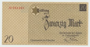 Litzammstadt Getto, 20 mark 1940 - PMG 64