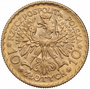II Republic of Poland, 10 zloty 1925 - NGC MS67