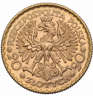 II RP, 20 zloty 1925, Chrobry