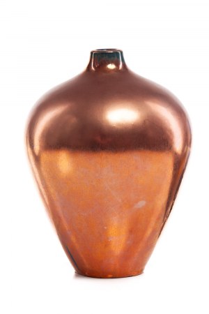 Henryk LULA (né en 1930), Vase en cuivre brillant, 1996