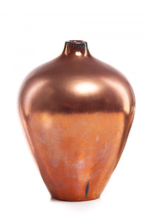 Prof. Henryk LULA (b. 1930), Glossy copper vase, 1996