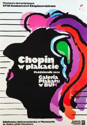 proj. Marek MACIEJCZYK, Chopin in a poster, 2021