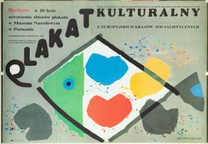 conçu par Jan MŁODOŻENIEC (1929-2000), affiche culturelle, 1988