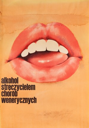 proj. Waldemar ŚWIERZY (1931-2013), Alcohol pimps venereal diseases, 1971