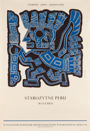 Krzysztof BURNATOWICZ (geb. 1943), Ausstellung über das alte Peru, 1975