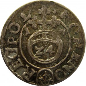 Zygmunt III Waza, półtorak 1617, Bydgoszcz, UNC/UNC-