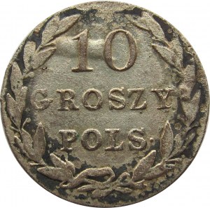 Mikołaj I, 10 groszy 1826 I.B., rzadszy rocznik, Warszawa