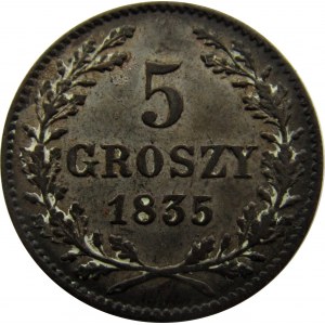 Wolne Miasto Kraków, 5 groszy 1835, Wiedeń