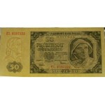 Polska, RP, 50 złotych 1948, seria EL, UNC