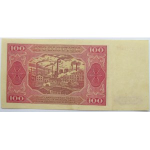 Polska, RP, 100 złotych 1948, seria IC