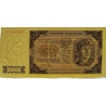 Polska, RP, 500 złotych 1948, seria CC, UNC