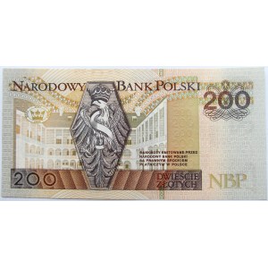 Polska, III RP,200 złotych 1994, seria AA 00...., UNC