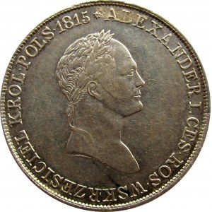Mikołaj I, 5 złotych 1832 K.G., Warszawa, ładne