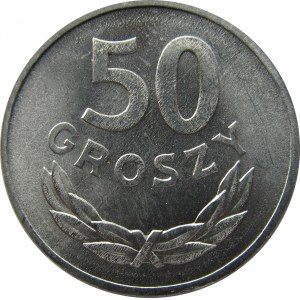 Polska, PRL, 50 groszy 1957, UNC