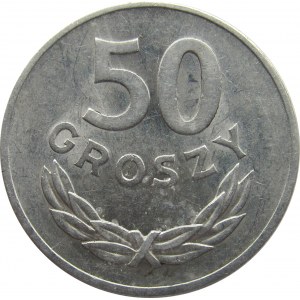 Polska, PRL, 50 groszy 1949, UNC/UNC-