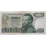 Belgia, 5000 franków 1975, seria 130 I