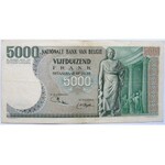 Belgia, 5000 franków 1975, seria 130 I