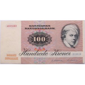 Dania, 100 koron 1972, seria D1861K
