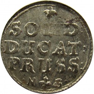 Prusy, Fryderyk Wilhelm, solid 1658, UNC