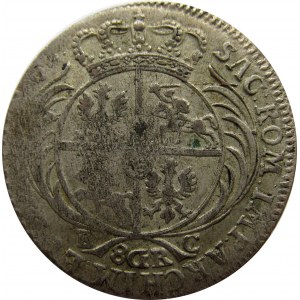 August III Sas, 8 groszy 1753 E.C., Lipsk