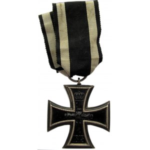 Niemcy 1871-1919, Krzyż Żelazny, wstążka, sygnowany KO