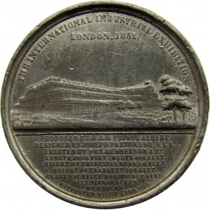 Wielka Brytania, medal Wiktoria, wystawa przemysłowa Londyn 1851